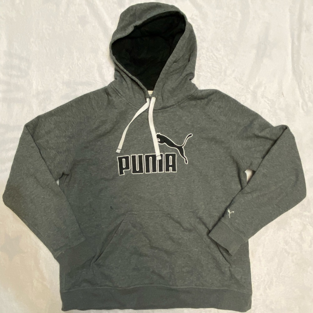 Grey puma hoodie